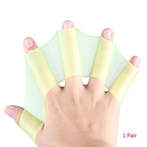 Webbed Gloves Flippers Silicone Material  Swimming Fins for Hands sailor Diving Webbed  Flying Fish for Adult Children