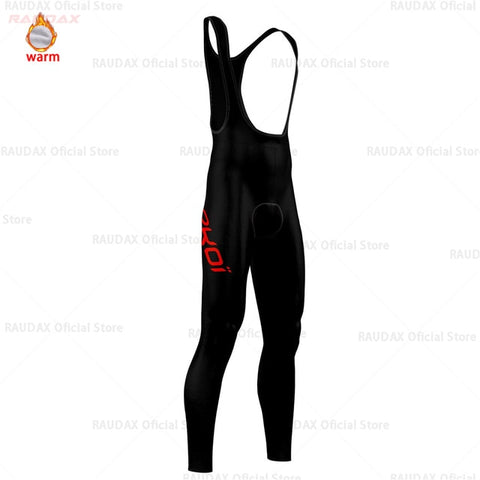 Cycling Jersey 2020 Pro Team Ekoi Winter Fleece Cycling Clothing MTB Cycling Bib Pants Set Ropa Ciclismo Triathlon Cycling Kit