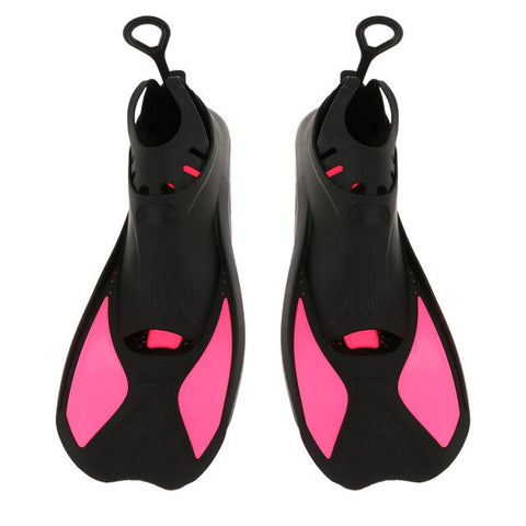 Universal Full Foot Short Fins Scuba Diving Swim Training Flippers XXS/XS/S/M/L/XL Kid Adult Swimming Fins Snorkeling Water Fin