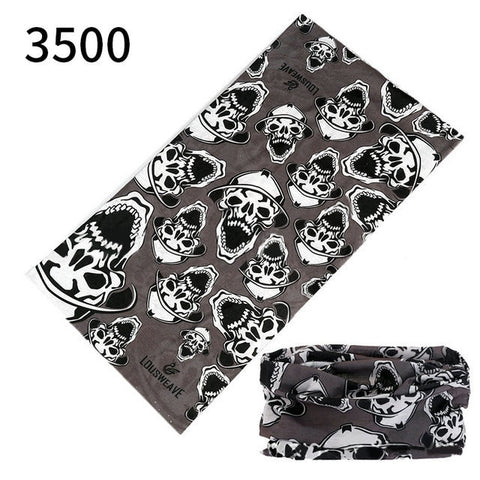 Outdoor Sport Printing Bicycle Headwear Fishing Cycling Running Hiking Riding Scarf Bike Mask Fashion Headband Scarf