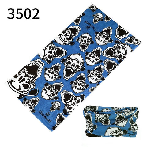 Outdoor Sport Printing Bicycle Headwear Fishing Cycling Running Hiking Riding Scarf Bike Mask Fashion Headband Scarf