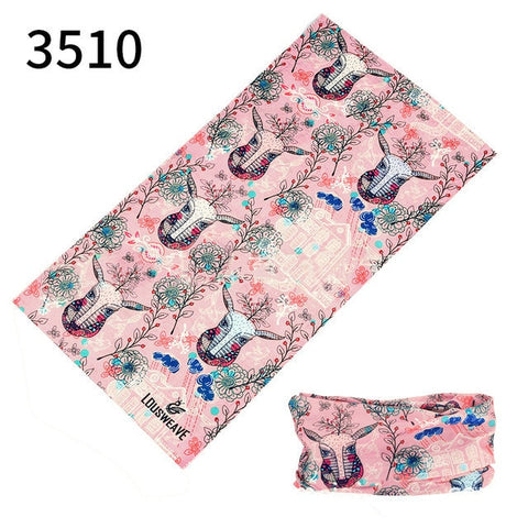 Outdoor Sport Printing Bicycle Headwear Fishing Cycling Running Hiking Riding Scarf Bike Mask Fashion Headband Scarf