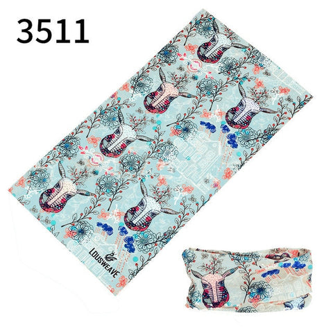 Outdoor Sport Printing Bicycle Headwear Fishing Cycling Running Hiking Riding Scarf Bike Mask Fashion Headband Scarf