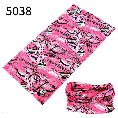 Outdoor Sport Printing Bicycle Headwear Fishing Cycling Running Hiking Riding Scarf Bike Mask Fashion Headband Scarf