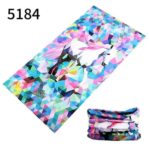 Outdoor Sport Printing Bicycle Headwear Fishing Cycling Running Hiking Riding Scarf Bike Mask Fashion Headband Scarf