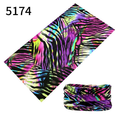 Outdoor Sport Printing Bicycle Headwear Fishing Cycling Running Hiking Riding Scarf Bike Mask Fashion Headband Scarf