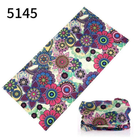 Outdoor Sport Printing Bicycle Headwear Fishing Cycling Running Hiking Riding Scarf Bike Mask Fashion Headband Scarf