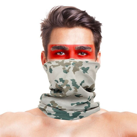 Cycling Bandana buffe Summer New Camouflage Running Scarf Camo Tactical Face Mask Riding Hiking Wristband Headband Tube Kerchief