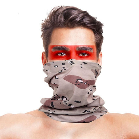 Cycling Bandana buffe Summer New Camouflage Running Scarf Camo Tactical Face Mask Riding Hiking Wristband Headband Tube Kerchief