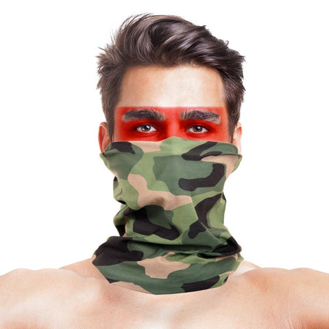 Cycling Bandana buffe Summer New Camouflage Running Scarf Camo Tactical Face Mask Riding Hiking Wristband Headband Tube Kerchief