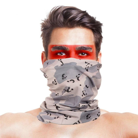 Cycling Bandana buffe Summer New Camouflage Running Scarf Camo Tactical Face Mask Riding Hiking Wristband Headband Tube Kerchief