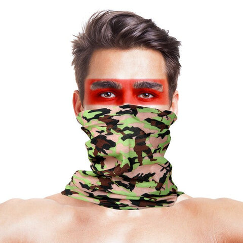 Cycling Bandana buffe Summer New Camouflage Running Scarf Camo Tactical Face Mask Riding Hiking Wristband Headband Tube Kerchief