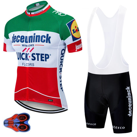 NEW Cycling Jersey 2019 Pro Team QUICK STEP Cycling Clothing MTB Cycling Bib Shorts Men Bike Jersey Set Ropa Ciclismo deceuninck