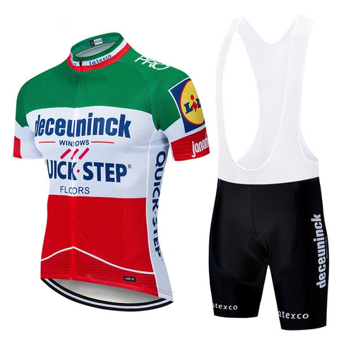 NEW Cycling Jersey 2019 Pro Team QUICK STEP Cycling Clothing MTB Cycling Bib Shorts Men Bike Jersey Set Ropa Ciclismo deceuninck