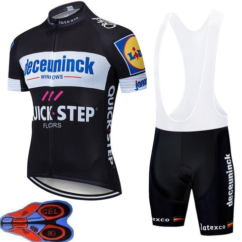 NEW Cycling Jersey 2019 Pro Team QUICK STEP Cycling Clothing MTB Cycling Bib Shorts Men Bike Jersey Set Ropa Ciclismo deceuninck