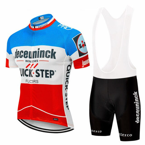 NEW Cycling Jersey 2019 Pro Team QUICK STEP Cycling Clothing MTB Cycling Bib Shorts Men Bike Jersey Set Ropa Ciclismo deceuninck