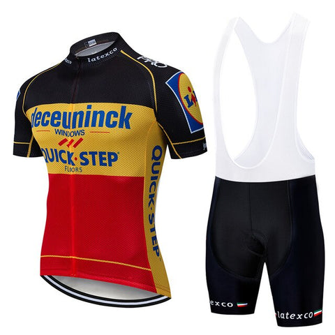 NEW Cycling Jersey 2019 Pro Team QUICK STEP Cycling Clothing MTB Cycling Bib Shorts Men Bike Jersey Set Ropa Ciclismo deceuninck