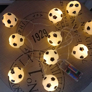 10LED Football Lights To Create Lighting DIY Party Decoration soccer accessories Lamp beads Atmosphere