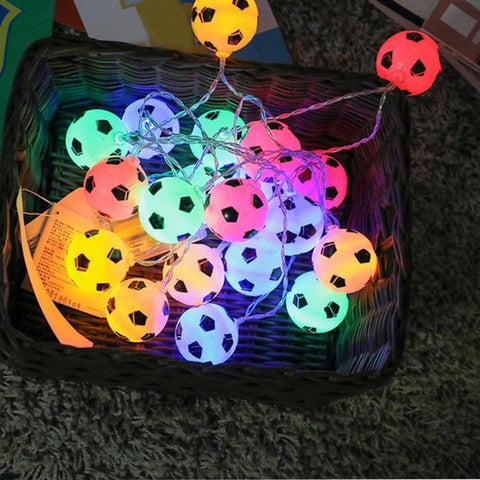 10LED Football Lights To Create Lighting DIY Party Decoration soccer accessories Lamp beads Atmosphere