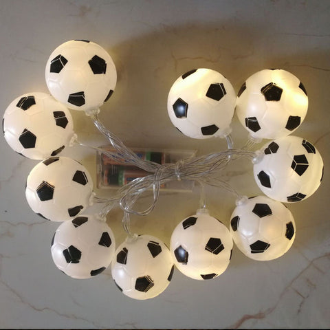 10LED Football Lights To Create Lighting DIY Party Decoration soccer accessories Lamp beads Atmosphere