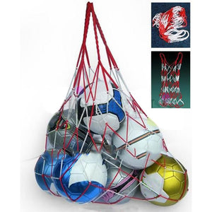 Soccer Carry Bag Outdoor Sports Portable Rope Equipment Football Balls Volleyball Ball Mesh Bag Can Hold 10 Balls TX005