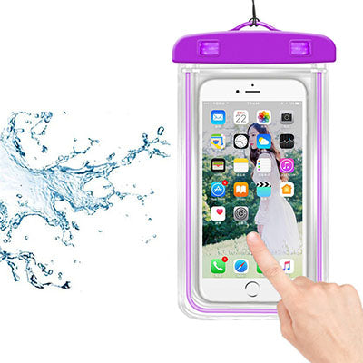 3.5-6Inch Waterproof Phone Pouch Drift Diving Swimming Bag Luminous Underwater Dry Bag Case Cover For Phone Water Sports Pool