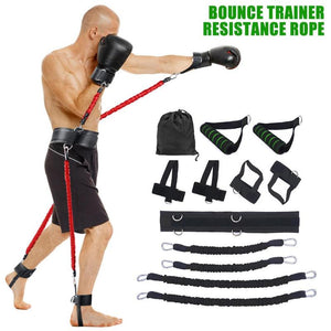 New Sports Fitness Resistance Belt Set Leg and Arm Boxing Exerciser Jumping Strength Training Equipment Fitness Resistance Bands