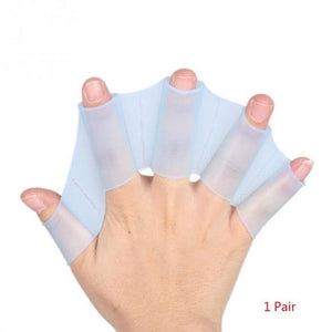 Webbed Gloves Flippers Silicone Material  Swimming Fins for Hands sailor Diving Webbed  Flying Fish for Adult Children