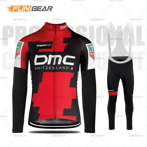 BMC Cycling Clothing Pro Team Uniform Long Sleeve Jersey Set Racing Clothes MTB Breathable Triathlon Suit Maillot Ropa Ciclismo