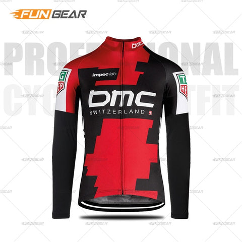 BMC Cycling Clothing Pro Team Uniform Long Sleeve Jersey Set Racing Clothes MTB Breathable Triathlon Suit Maillot Ropa Ciclismo