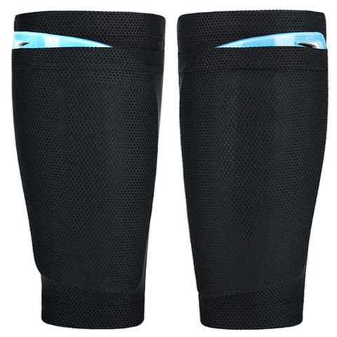 1Pair Breathable Women Men's Shin Pad Holder Socks Lock Sleeves for Leg Guard Board Soccer Protection Holder