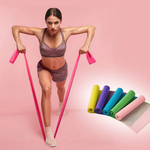 150/180/200CM Fitness Exercise Resistance Bands Rubber Yoga Elastic Band Resistance Band Loop Rubber Loops For Gym Training