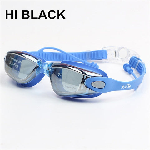 Professional Silicone myopia Swimming Goggles Anti-fog UV Swimming Glasses With Earplug for Men Women diopter Sports Eyewear