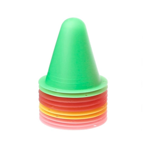 10Pcs/Set Skate Marker Cones Roller Football Soccer Training Equipment Marking Cup