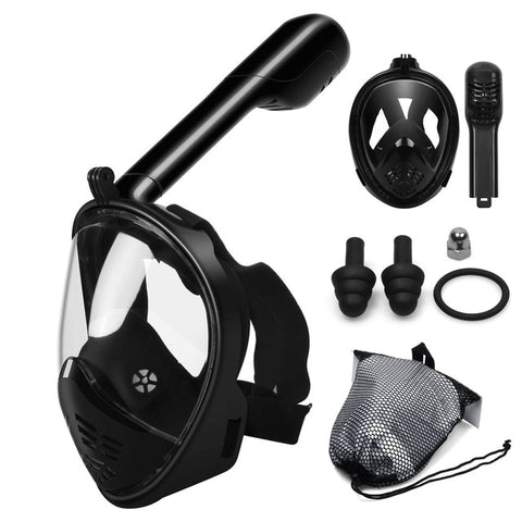 Diving Mask Underwater Scuba Anti Fog Full Face Diving Mask Snorkeling Set with Anti-skid Ring Snorkel 2018 New Arrival