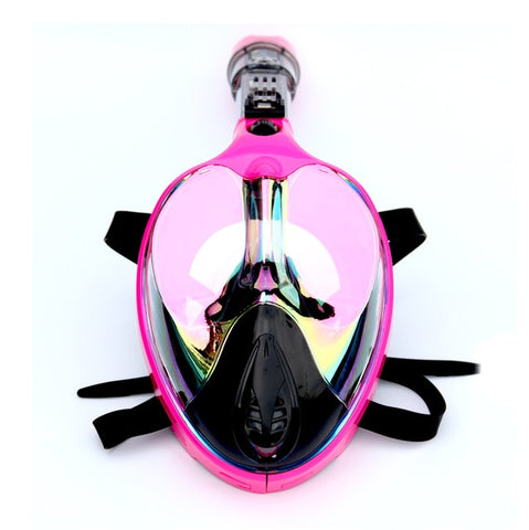 Diving Mask Underwater Scuba Anti Fog Full Face Diving Mask Snorkeling Set with Anti-skid Ring Snorkel 2018 New Arrival