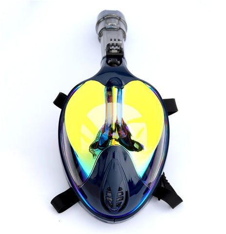 Diving Mask Underwater Scuba Anti Fog Full Face Diving Mask Snorkeling Set with Anti-skid Ring Snorkel 2018 New Arrival