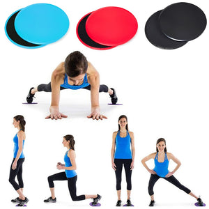 2PCS Gliding Discs Slider Fitness Disc Exercise Sliding Plate For Yoga Gym Abdominal Core Training Exercise Equipment