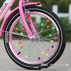 Bicycle Wheel Spoke Colorful Plastic Bead Multi Color Children Clip Decoration baby Bike kid Cycling Accessories