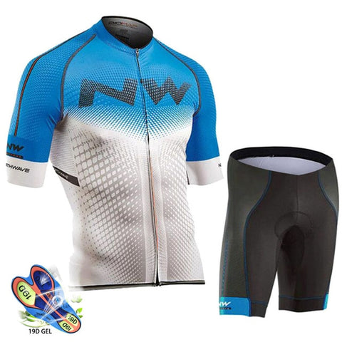 NW 2019 Summer Cycling Jersey Set Breathable Team Racing Sport Bicycle Jersey Mens Cycling Clothing Short Bike Jersey Northwave