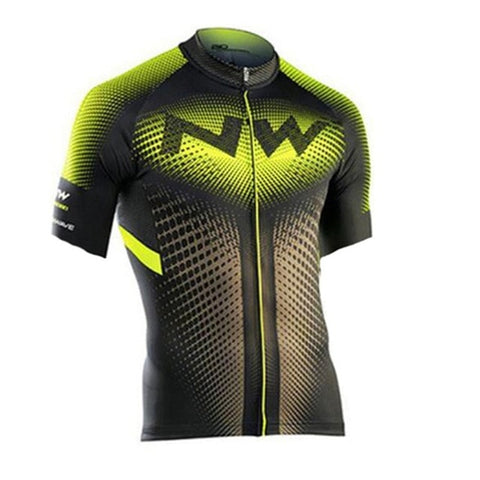 NW 2019 Summer Cycling Jersey Set Breathable Team Racing Sport Bicycle Jersey Mens Cycling Clothing Short Bike Jersey Northwave