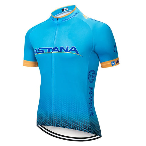 2019 Team ASTANA Cycling Clothing Set Mens Bicycle Maillot MTB Racing Ropa Ciclismo Summer Hombre Roupa Bike Jersey